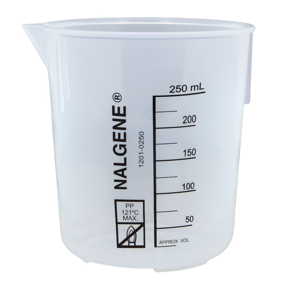 Nalgene Griffin Beaker, Low Form, Polypropylene, 250 Ml C199W