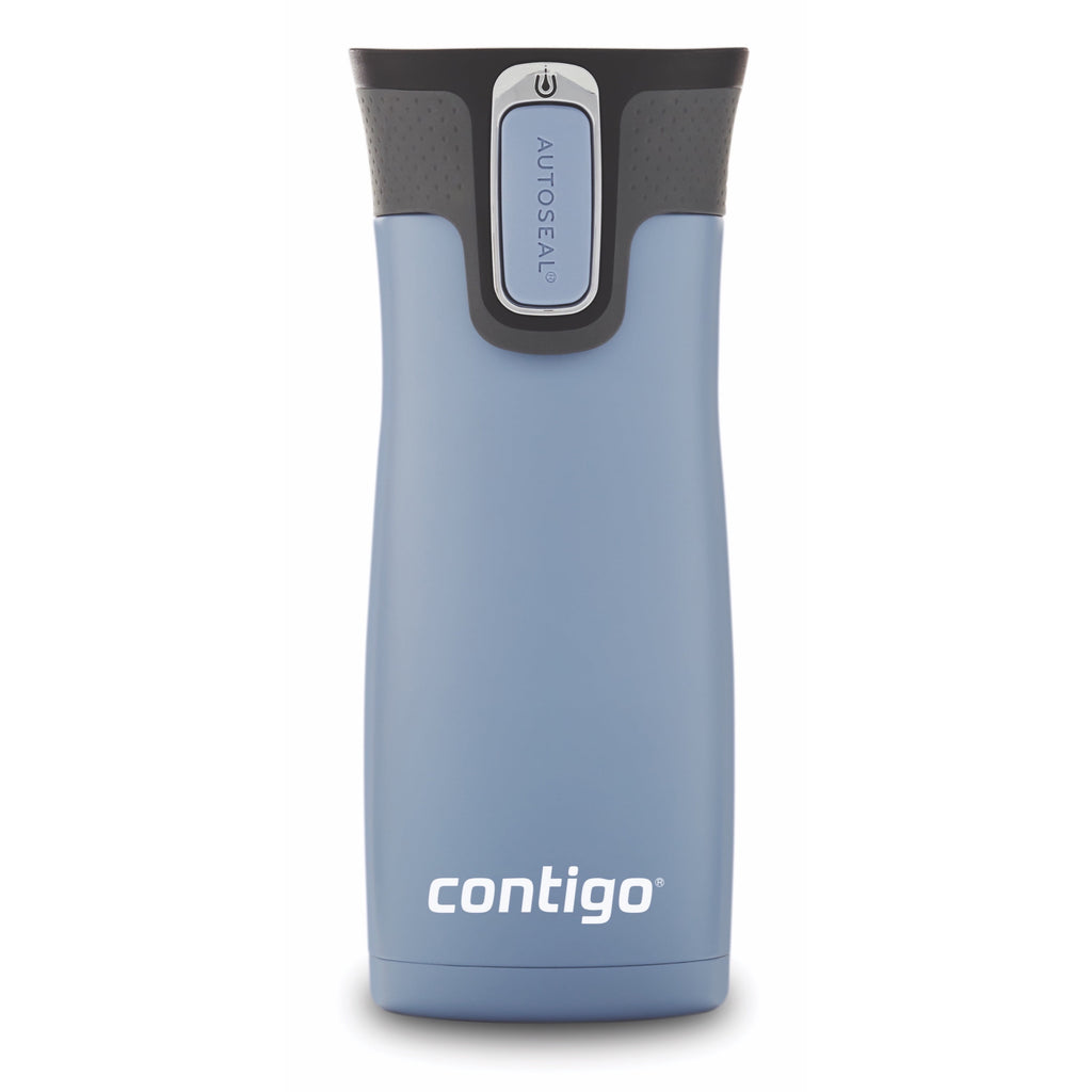 Contigo AUTOSEAL West Loop 2.0 Travel Mug, 16 oz., Stainless Steel with Black Button C098V