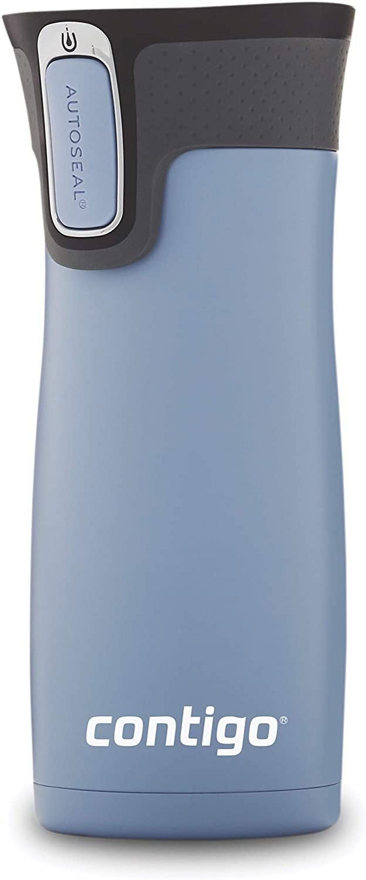 Contigo AUTOSEAL West Loop 2.0 Travel Mug, 16 oz., Stainless Steel with Black Button C098V