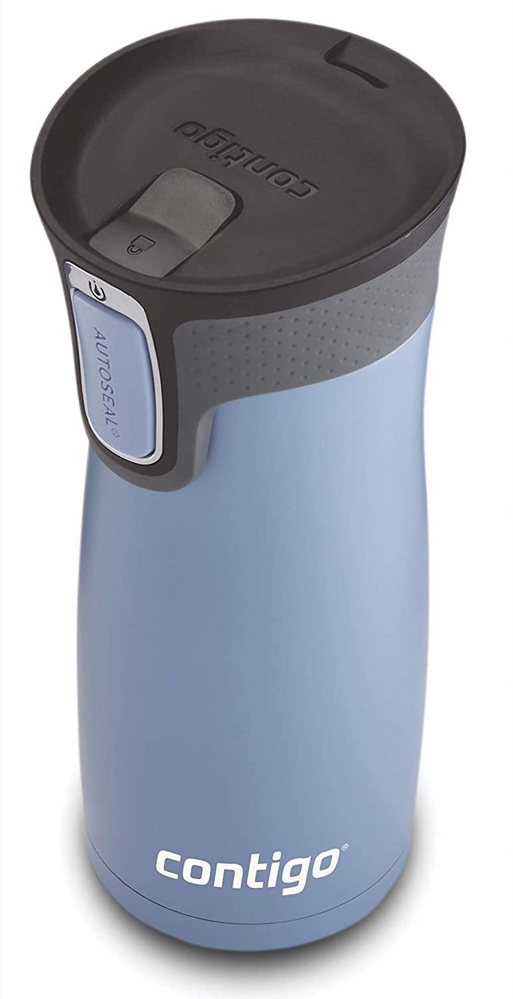 Contigo AUTOSEAL West Loop 2.0 Travel Mug, 16 oz., Stainless Steel with Black Button C098V