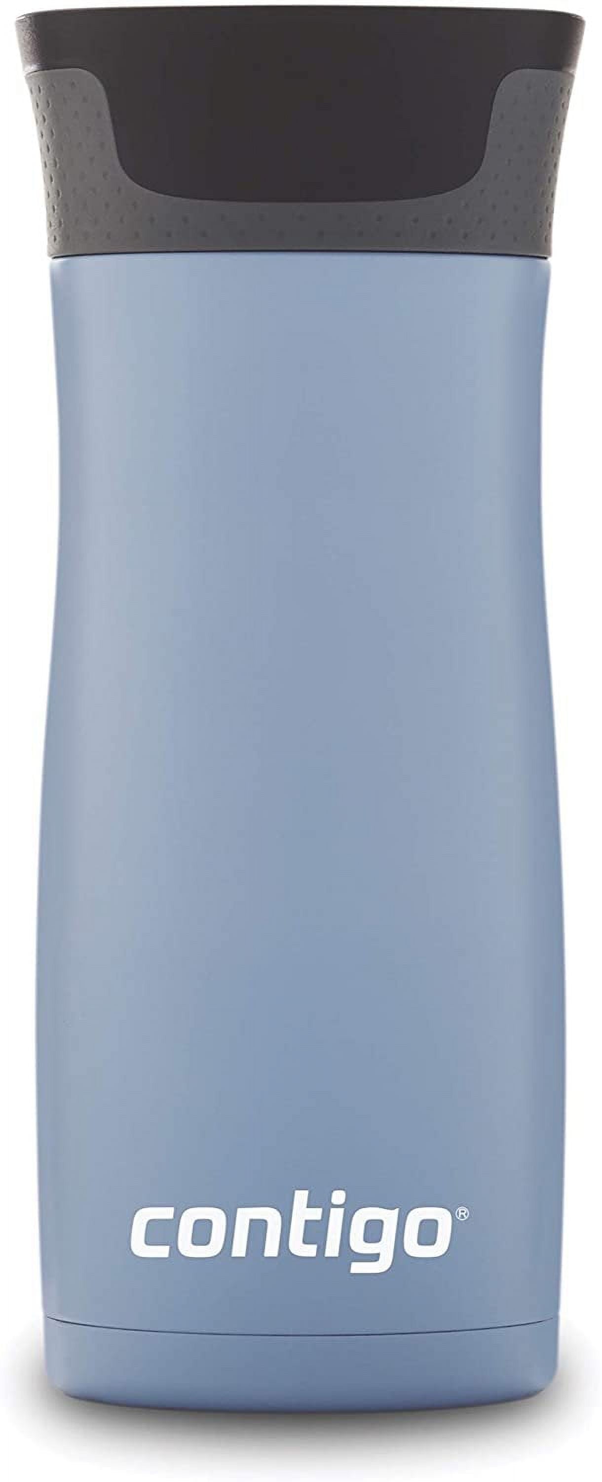 Contigo AUTOSEAL West Loop 2.0 Travel Mug, 16 oz., Stainless Steel with Black Button C098V