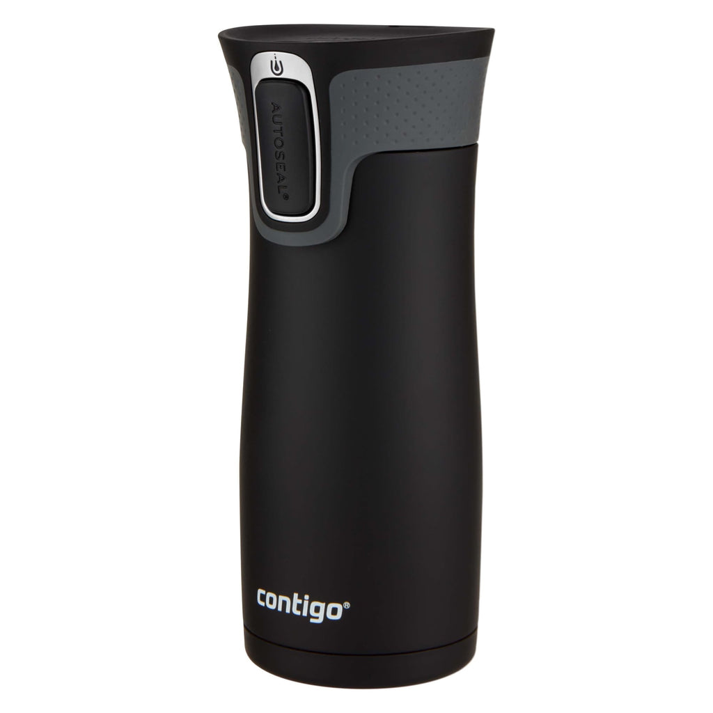 Contigo AUTOSEAL West Loop 2.0 Travel Mug, 16 oz., Stainless Steel with Black Button C098V