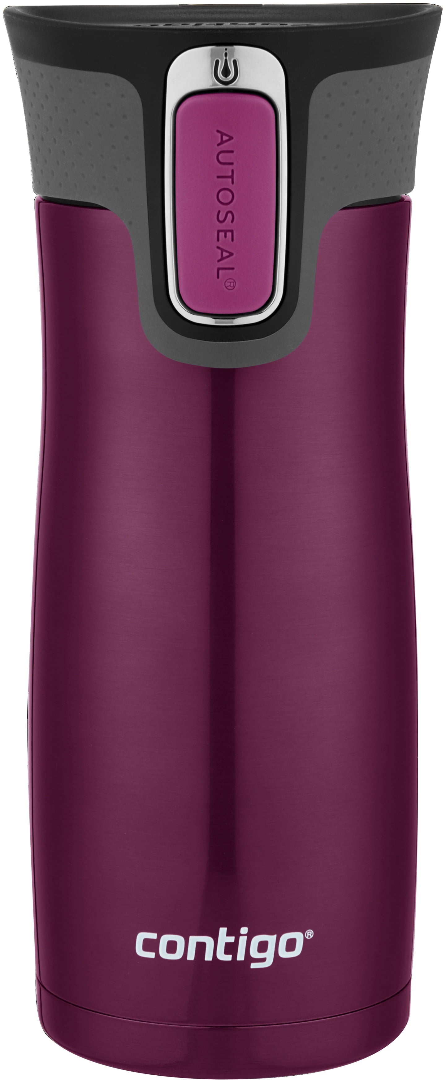 Contigo AUTOSEAL West Loop 2.0 Travel Mug, 16 oz., Stainless Steel with Black Button C098V