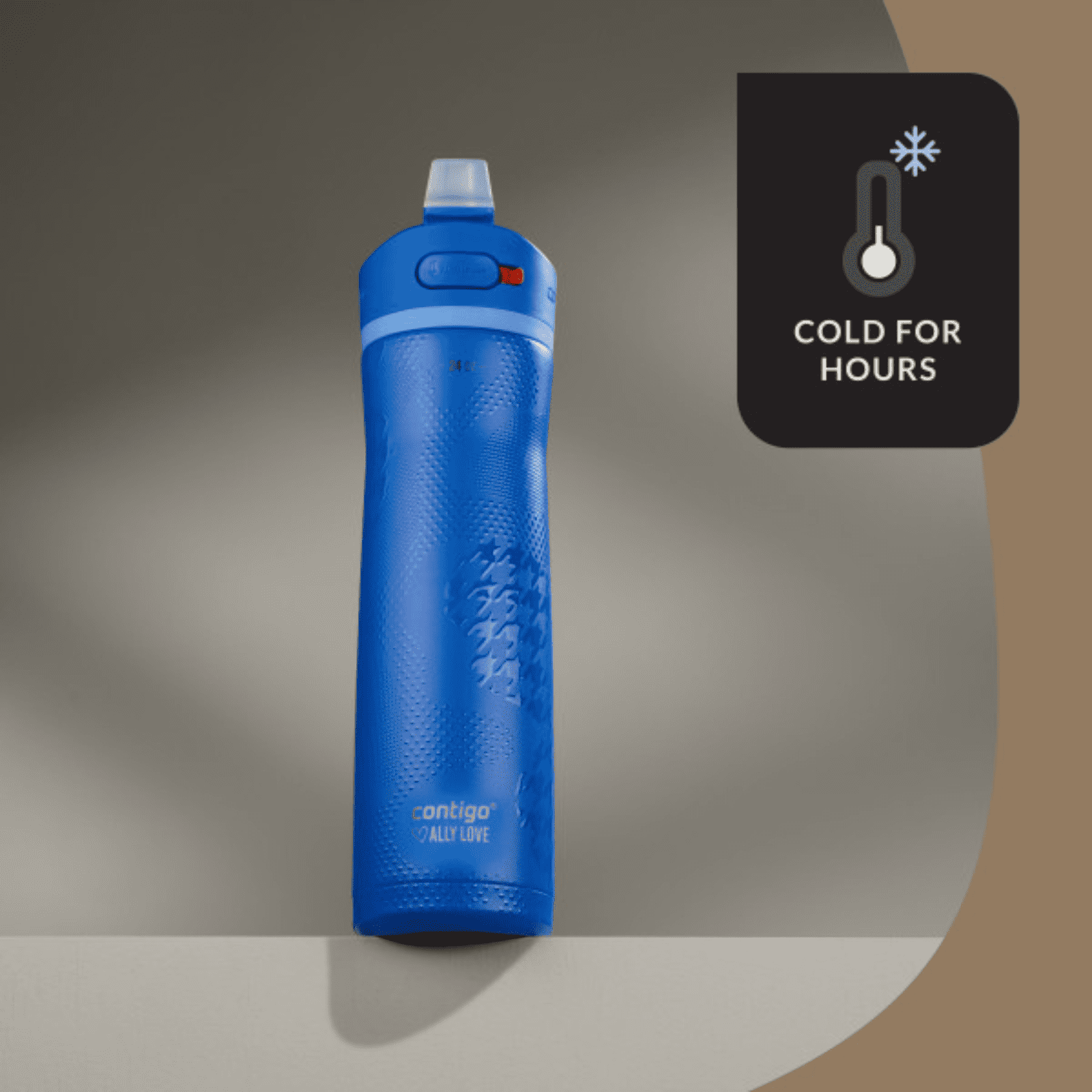 Contigo x Ally Love Ashland Chill 2.0 Stainless Steel Water Bottle with Autospout Lid, 24 oz, Oatmilk C092K