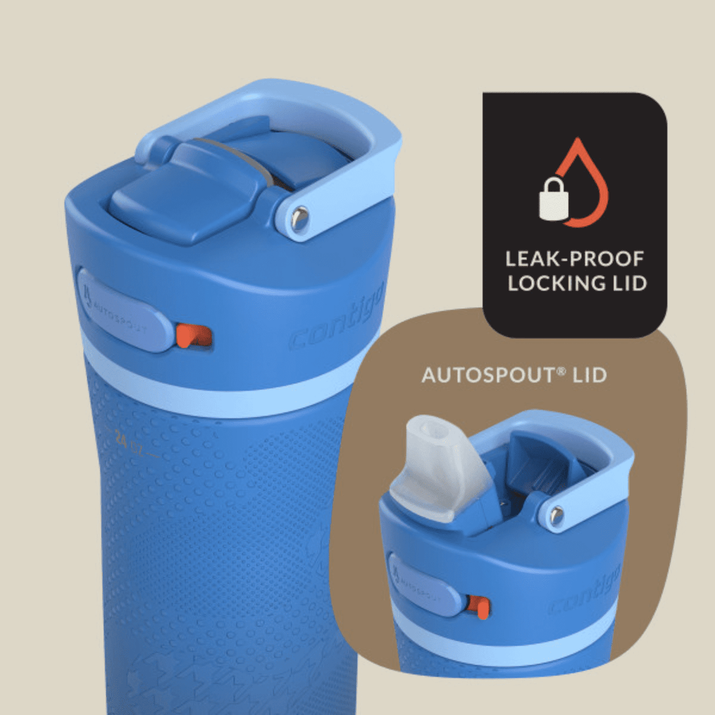 Contigo x Ally Love Ashland Chill 2.0 Stainless Steel Water Bottle with Autospout Lid, 24 oz, Oatmilk C092K