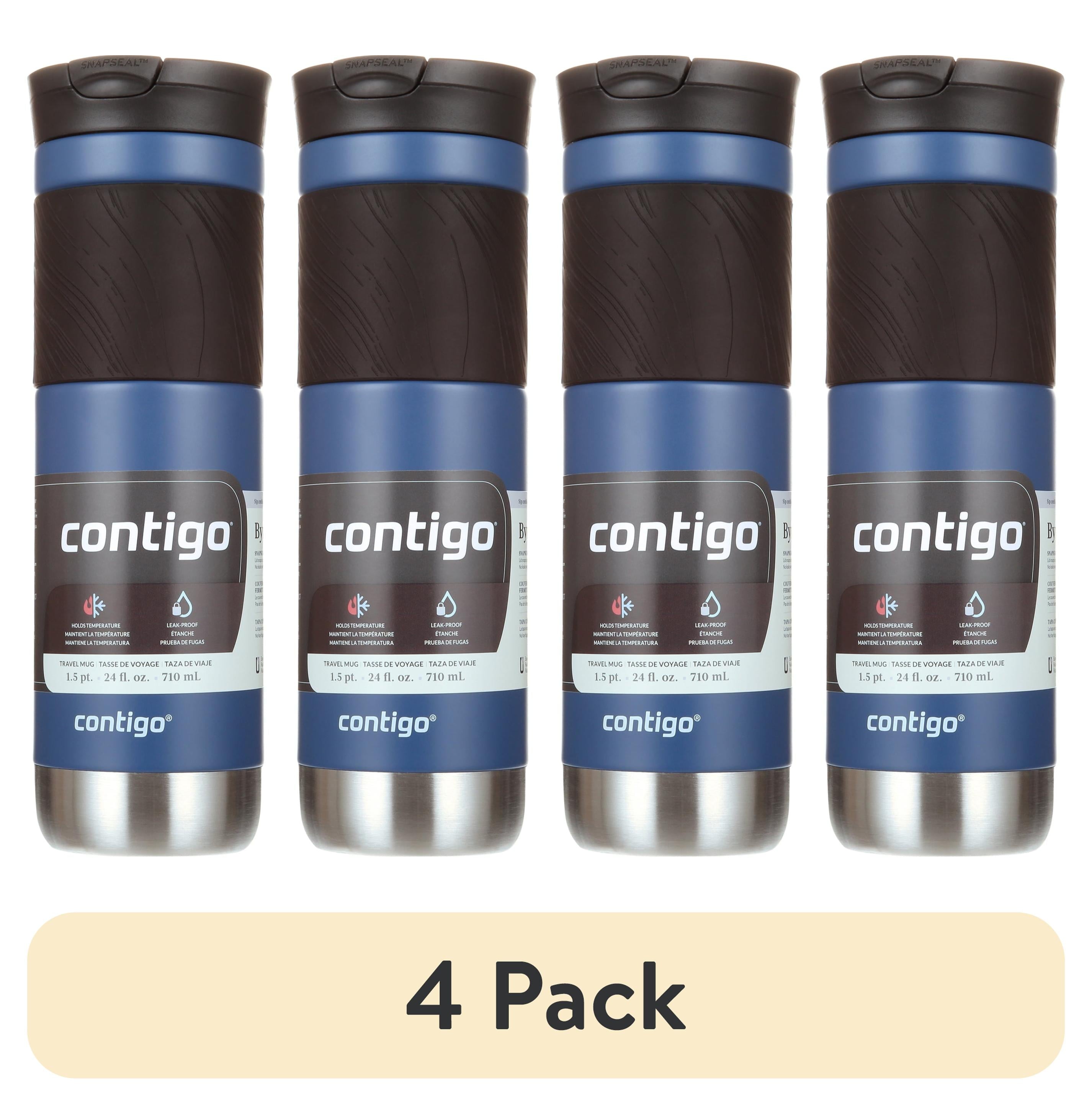 Contigo Byron 2.0 Stainless Steel Travel Mug with SNAPSEAL Lid and Grip in Black, 24 fl oz. C002L