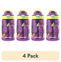 (4 pack) Contigo Kids Water Bottle with Redesigned AUTOSPOUT Straw, 14 oz, Grape Forest Haven C016N