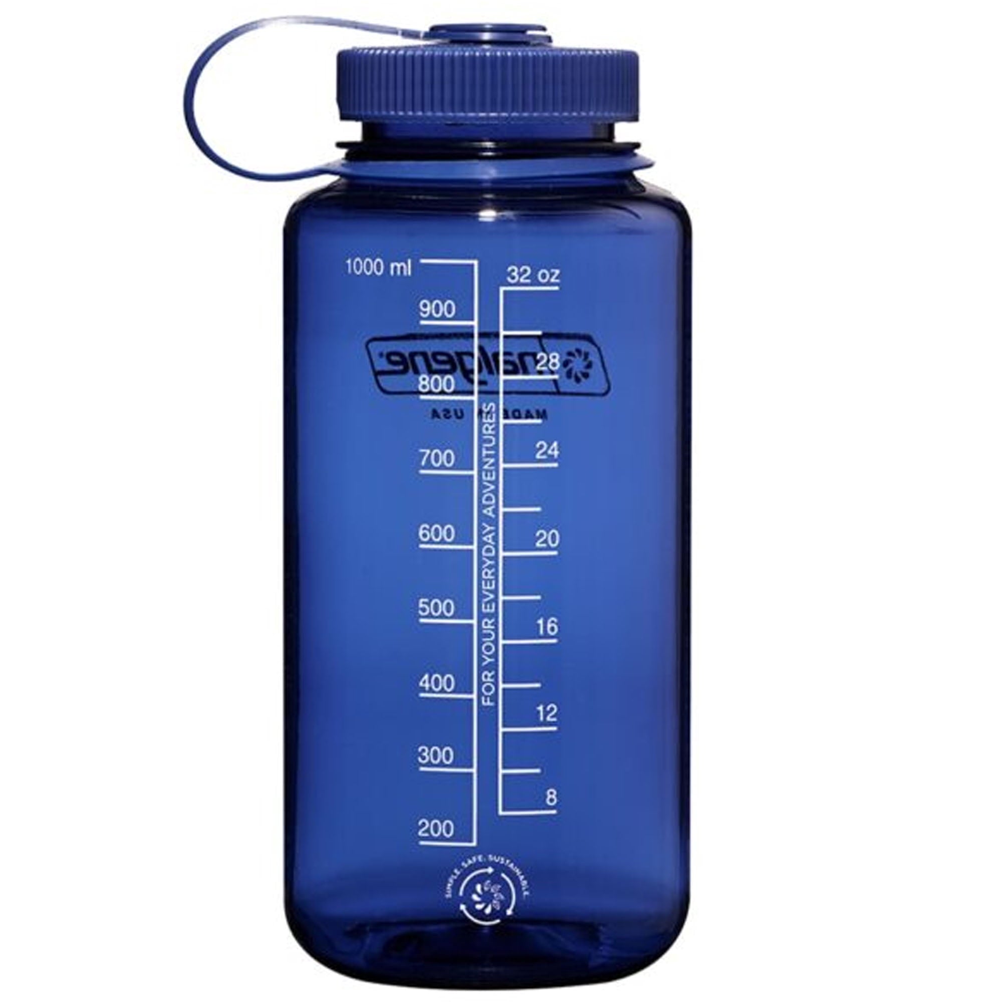 Nalgene Sustain 32 oz. Wide Mouth Water Bottle - Indigo C136C