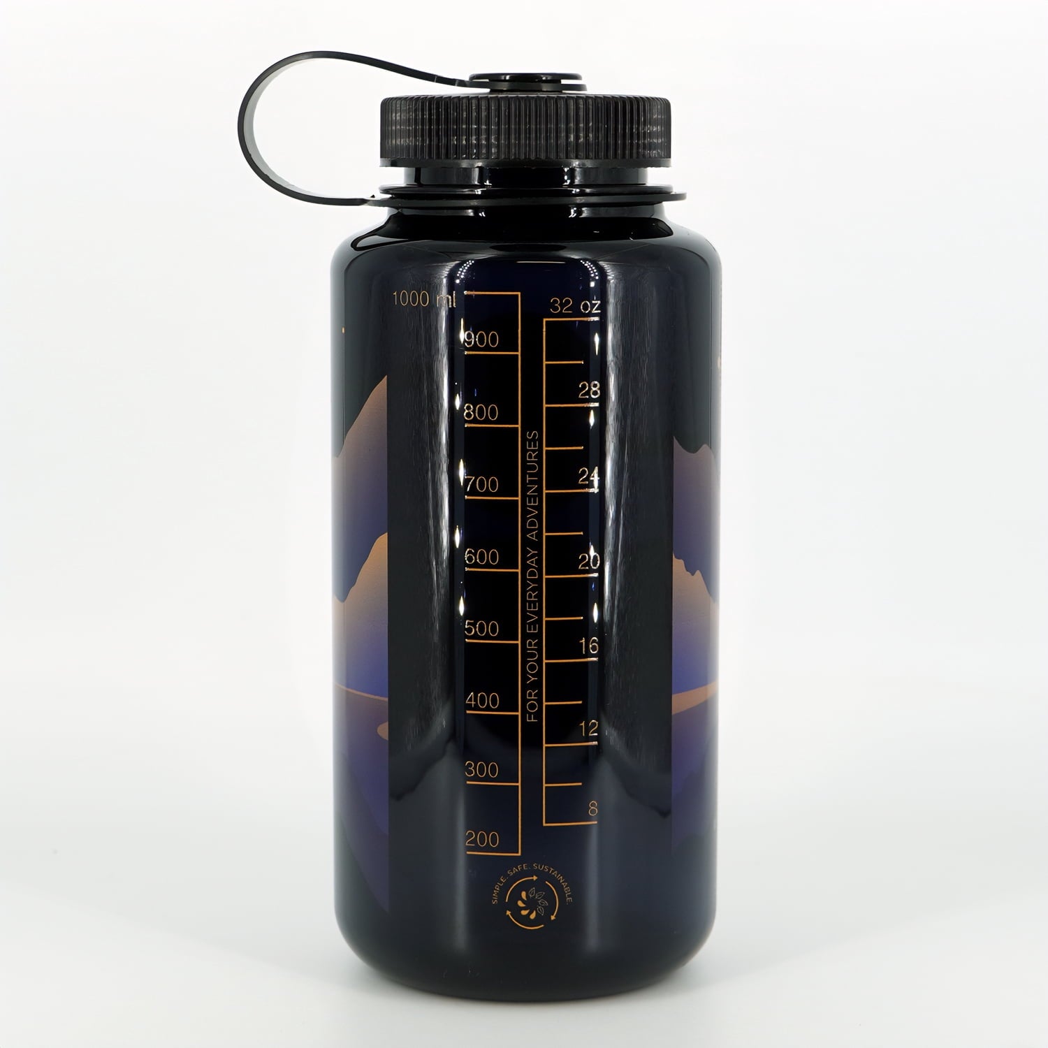 Nalgene Sustain 32 oz. Wide Mouth Water Bottle - Indigo C136C