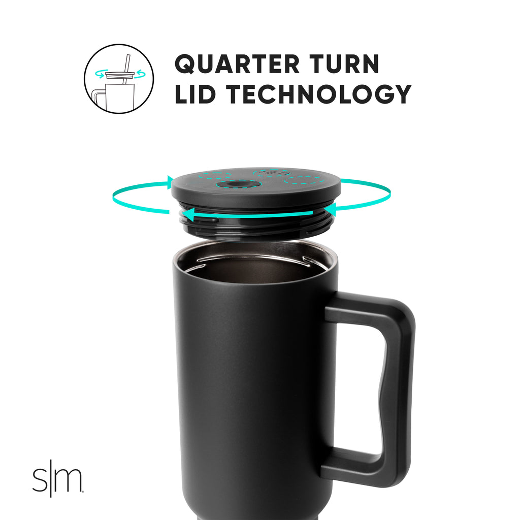 Simple Modern 40 fl oz Insulated Stainless Steel Trek Tumbler with Straw Lid | Blush C392Z