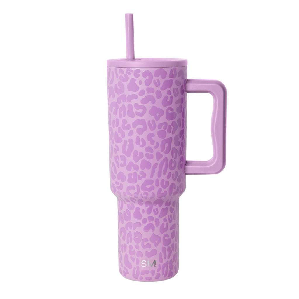 Simple Modern 40 fl oz Insulated Stainless Steel Trek Tumbler with Straw Lid | Blush C392Z
