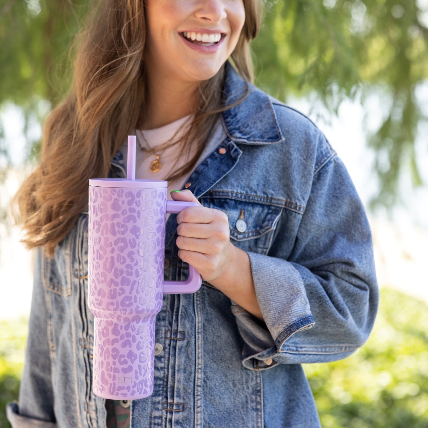 Simple Modern 40 fl oz Insulated Stainless Steel Trek Tumbler with Straw Lid | Blush C392Z