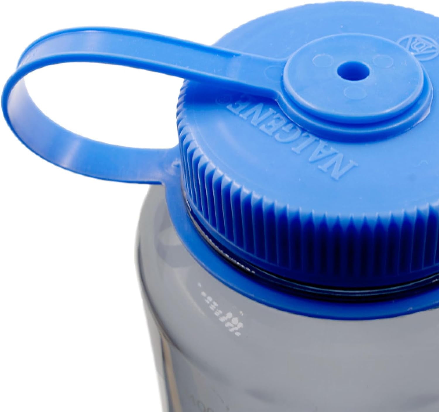 Nalgene Sustain Tritan BPA-Free Water Made with Material Derived from 50% Plastic Waste (using ISCC certified mass balance), 48 OZ, Wide Mouth, Cerulean C149B