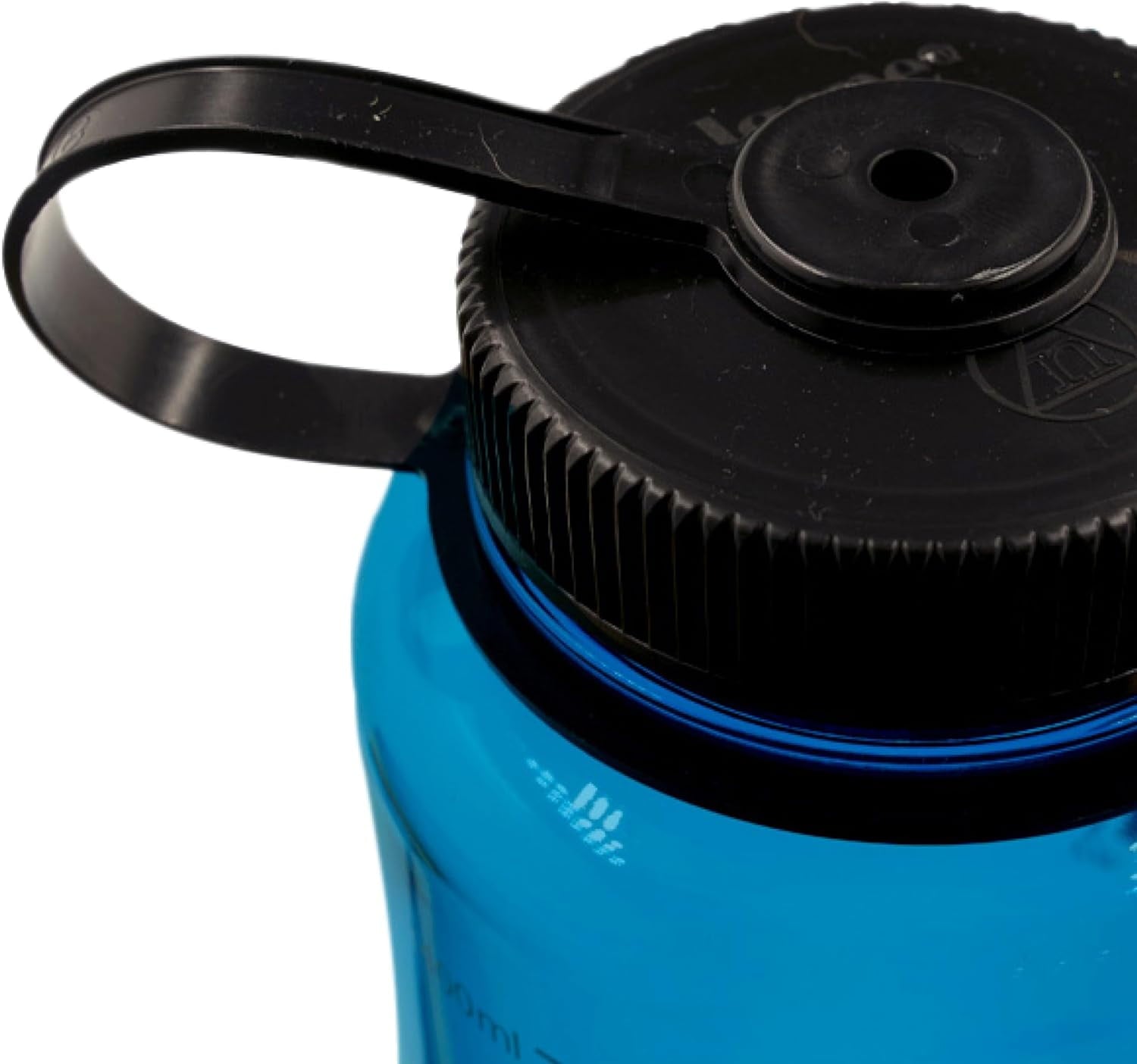 Nalgene Sustain Tritan BPA-Free Water Made with Material Derived from 50% Plastic Waste (using ISCC certified mass balance), 48 OZ, Wide Mouth, Cerulean C149B