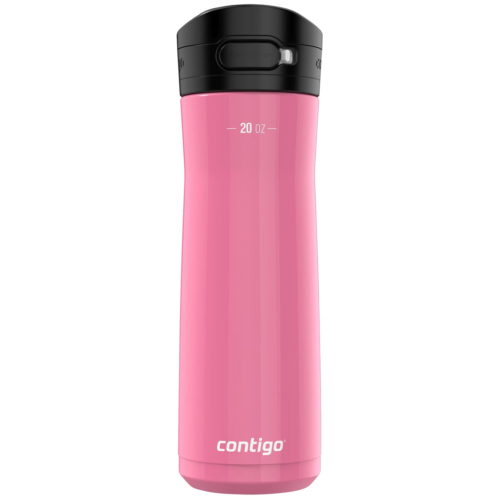 Contigo Jackson Chill 2.0 Stainless Steel Water Bottle with AUTOPOP Lid, 20 Ounces, Azalea C085L