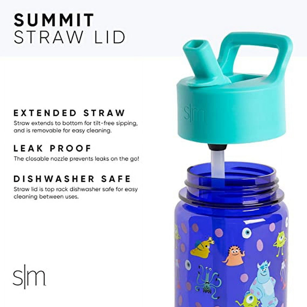 Simple Modern Summit Water Bottle Straw Lid Vacuum Insulated Stainless Steel Bottle | 14 fl oz C431D