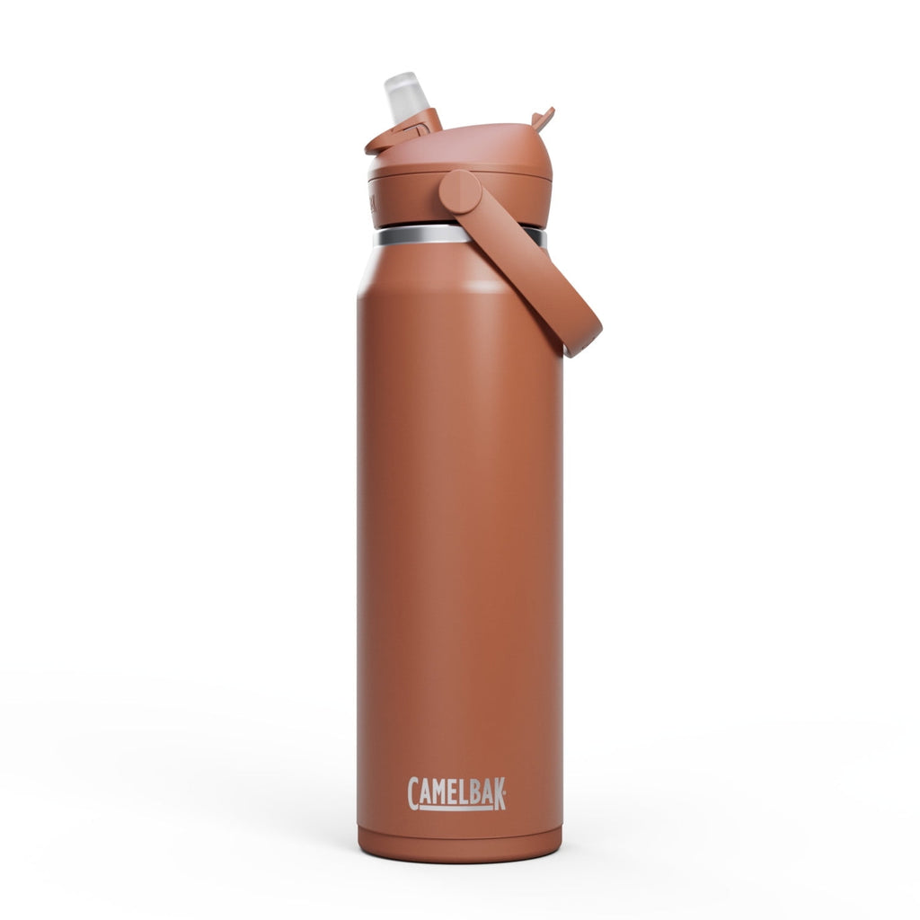 CamelBak Thrive™ Flip Straw Insulated Stainless Steel Water Bottle, 32oz, Sierra Red C377A