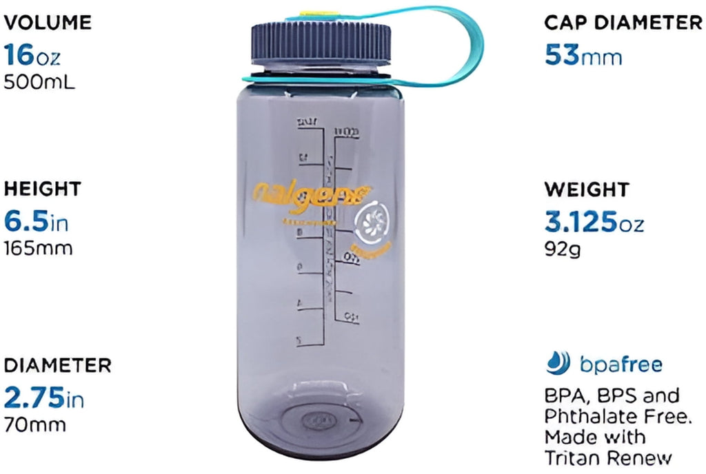 Nalgene 16oz Wide Mouth Sustain Bottle C139N