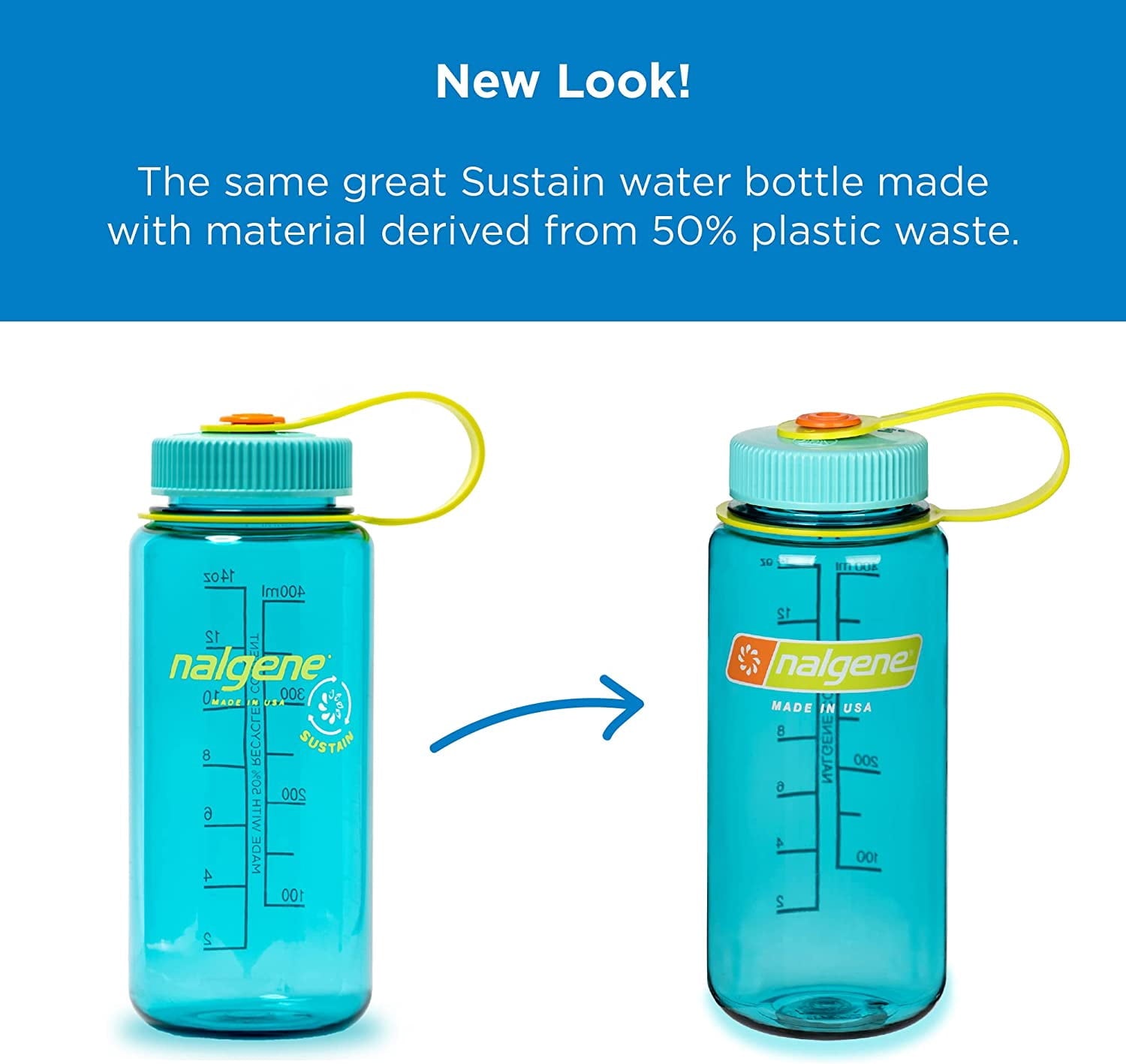 Nalgene 16oz Wide Mouth Sustain Bottle C139N
