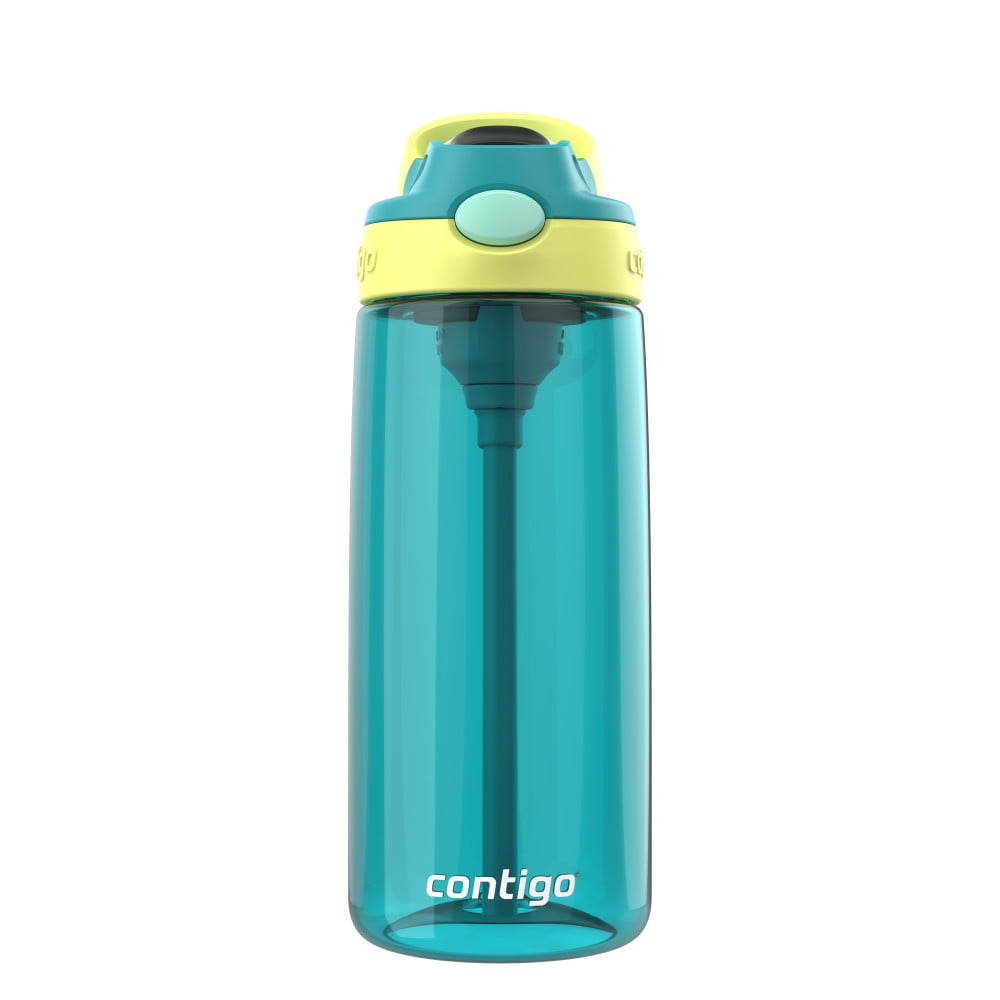 Contigo Kid's 20 oz. AutoSpout Straw Water Bottle - Juniper/Limelight C032D