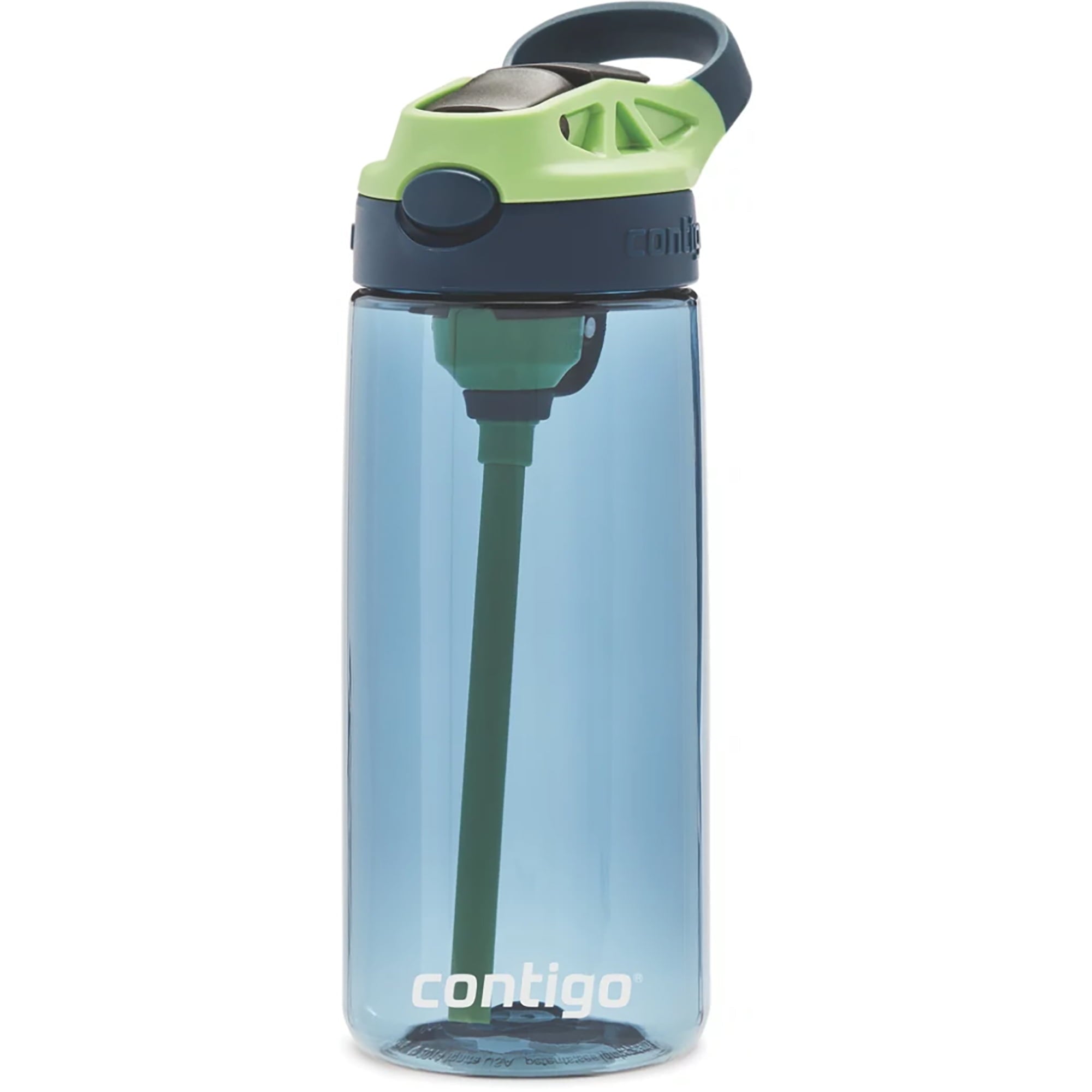 Contigo Kid's 20 oz. AutoSpout Straw Water Bottle - Juniper/Limelight C032D