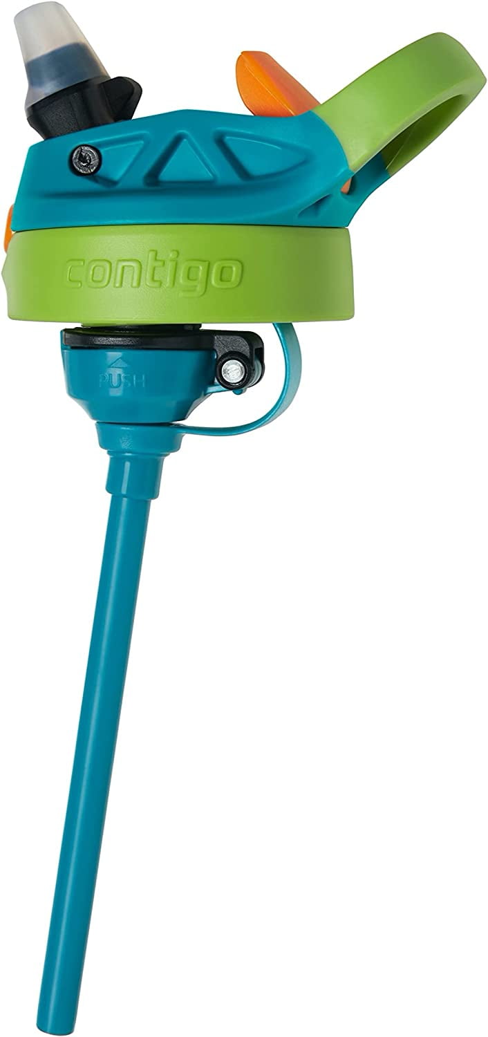 Contigo Kid's 20 oz. AutoSpout Straw Water Bottle - Juniper/Limelight C032D