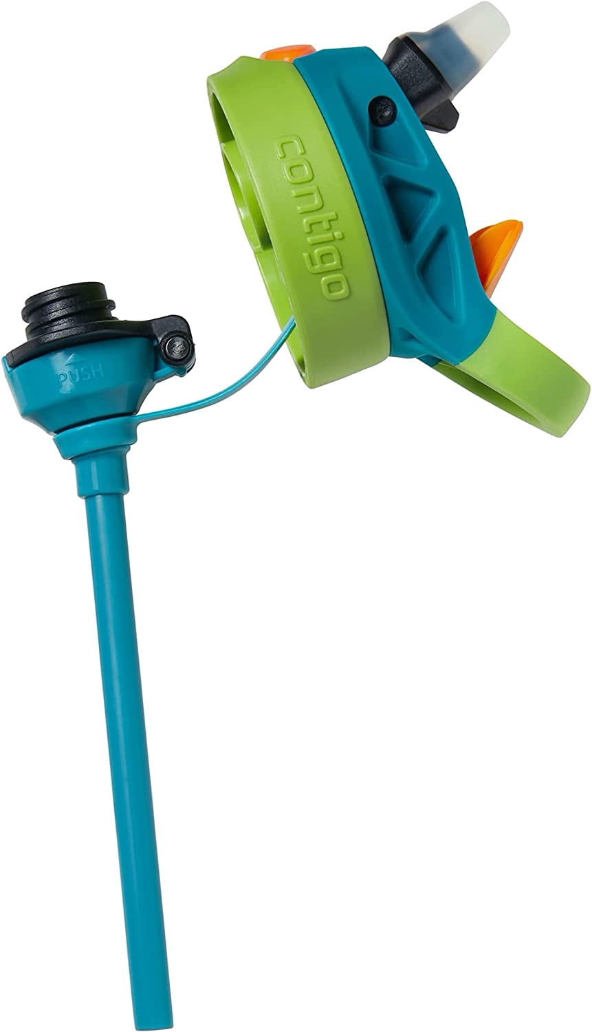 Contigo Kid's 20 oz. AutoSpout Straw Water Bottle - Juniper/Limelight C032D