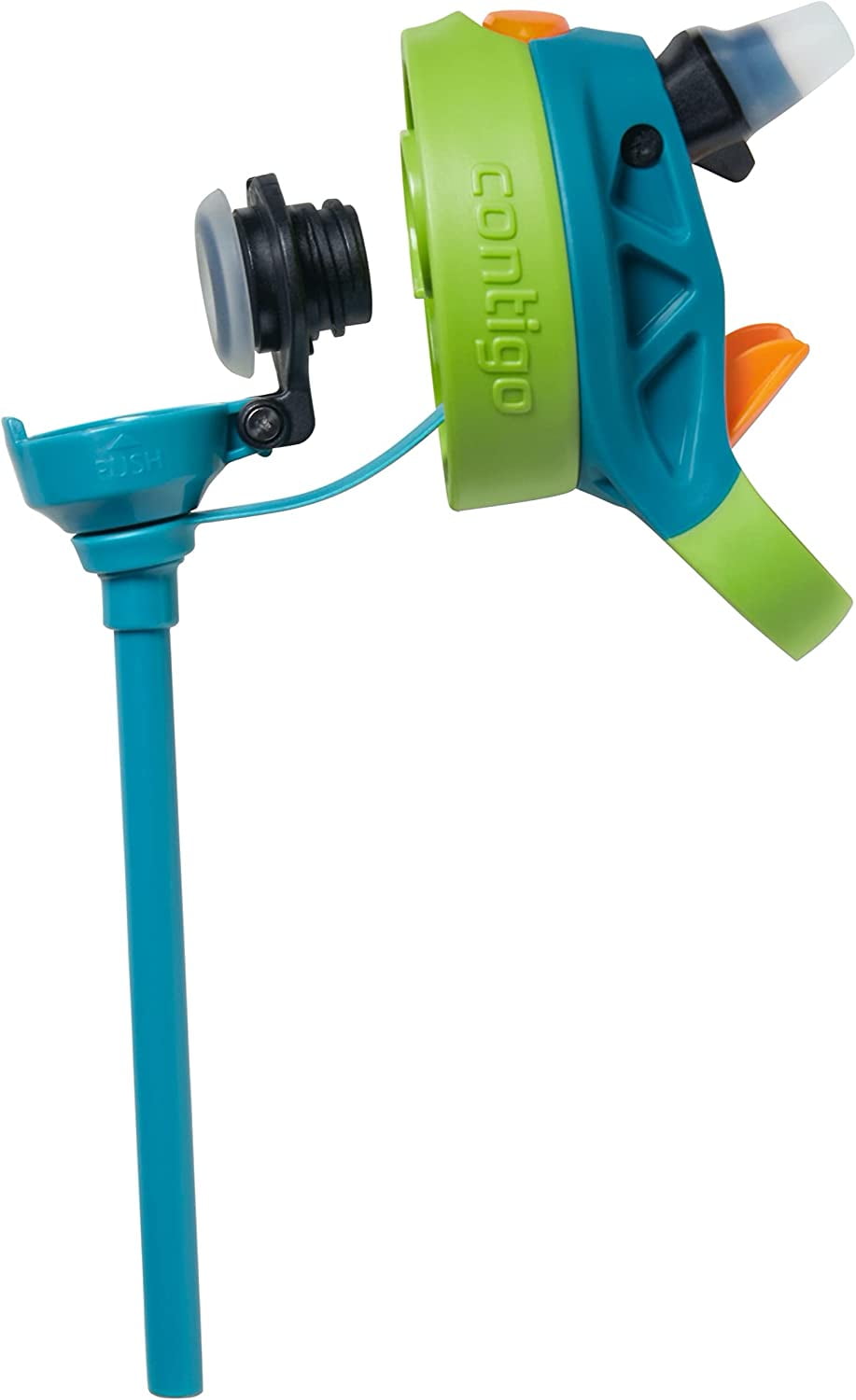 Contigo Kid's 20 oz. AutoSpout Straw Water Bottle - Juniper/Limelight C032D