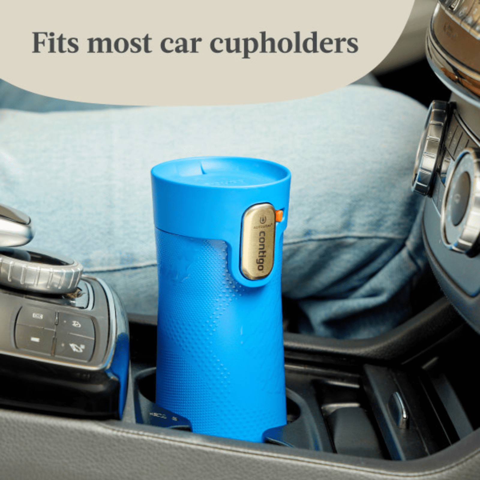 Contigo x Ally Love Autoseal West Loop Vacuum-Insulated Stainless Steel Travel Mug with Easy-Clean Lid, 16 oz, Stellar Jay C028V