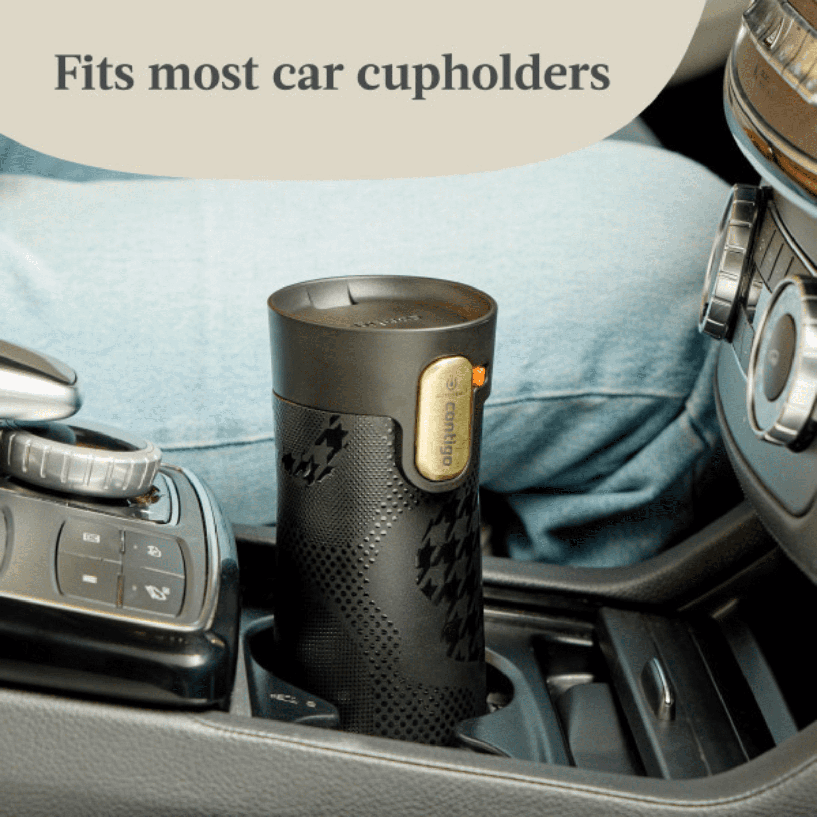 Contigo x Ally Love Autoseal West Loop Vacuum-Insulated Stainless Steel Travel Mug with Easy-Clean Lid, 16 oz, Stellar Jay C028V