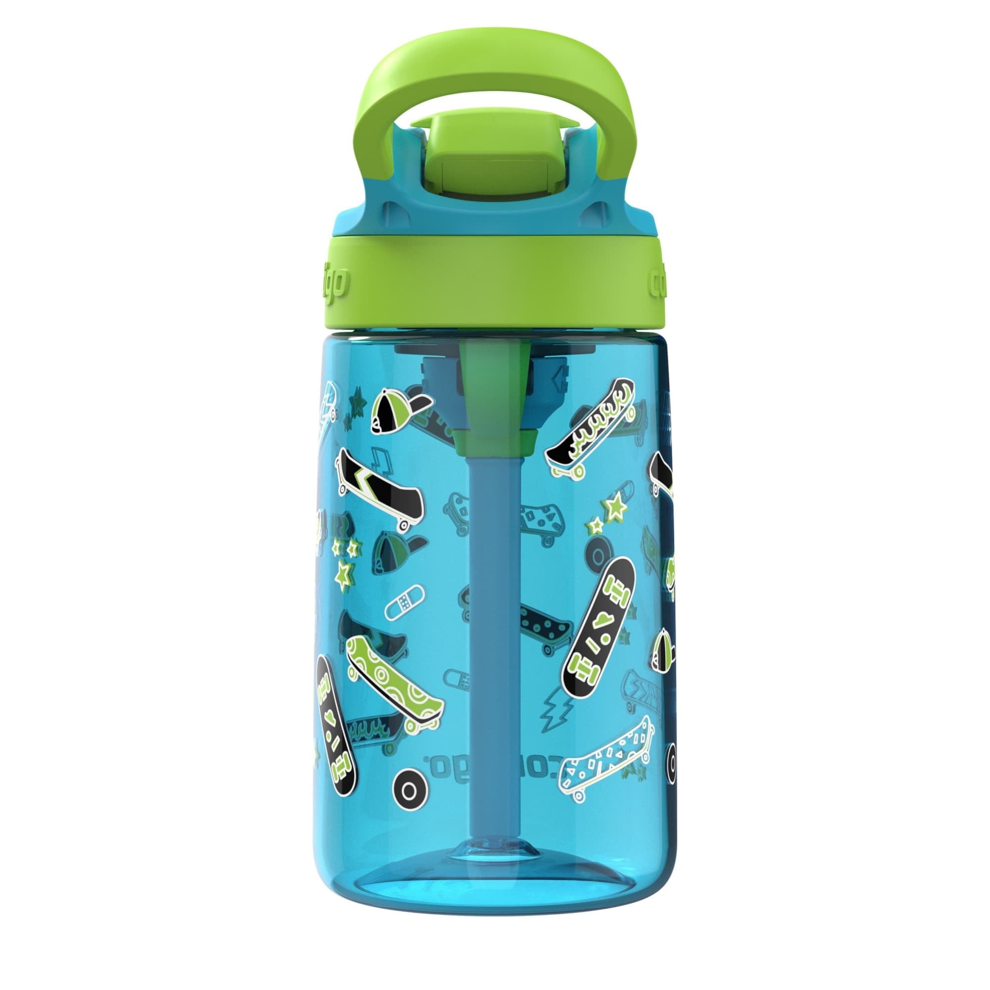 Contigo Aubrey Leak-Proof Spill-Proof Water Bottle, Blue, 14 oz. C004Y