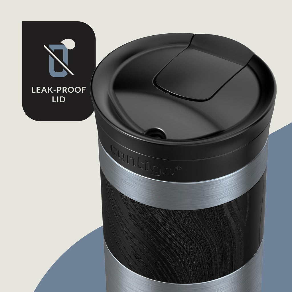 Contigo Byron 2.0 Stainless Steel Travel Mug with SNAPSEAL Lid and Grip, 16oz. C050Z
