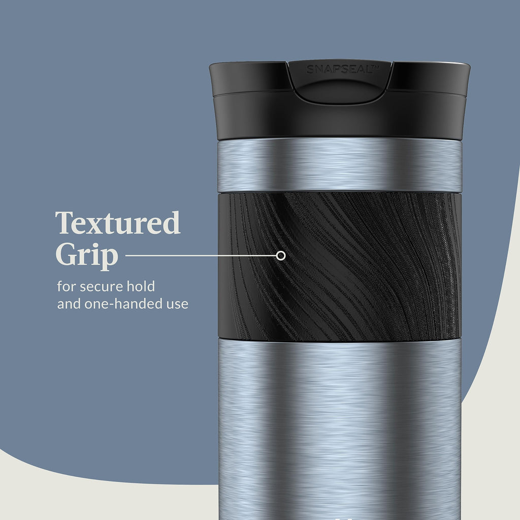 Contigo Byron 2.0 Stainless Steel Travel Mug with SNAPSEAL Lid and Grip, 16oz. C050Z