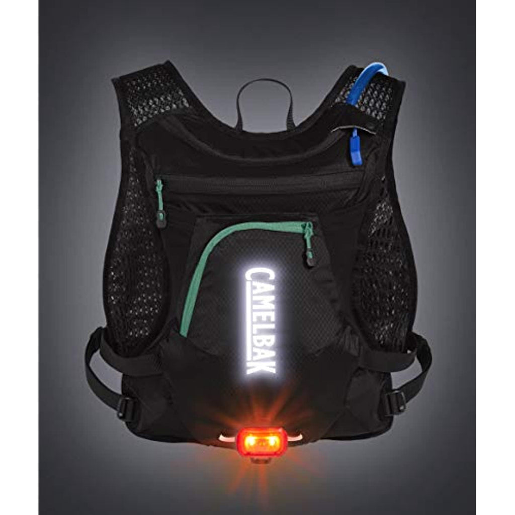 CamelBak Women's Chase Bike Vest 50oz - Hydration Vest - Easy Access Pockets, Black/Mint C265R