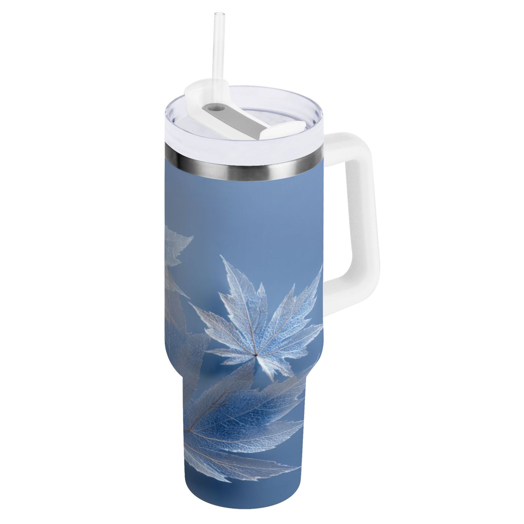 30 oz Insulated Stainless Steel Tumbler Double Wall Stainless Steel Tumbler with 2-Way Drinking Glass Mapleleaves C491U