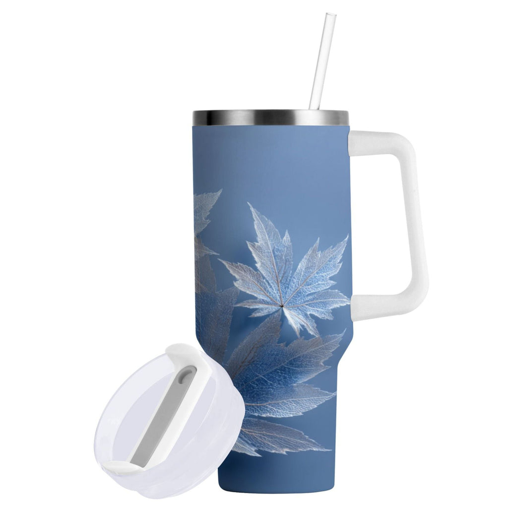 30 oz Insulated Stainless Steel Tumbler Double Wall Stainless Steel Tumbler with 2-Way Drinking Glass Mapleleaves C491U