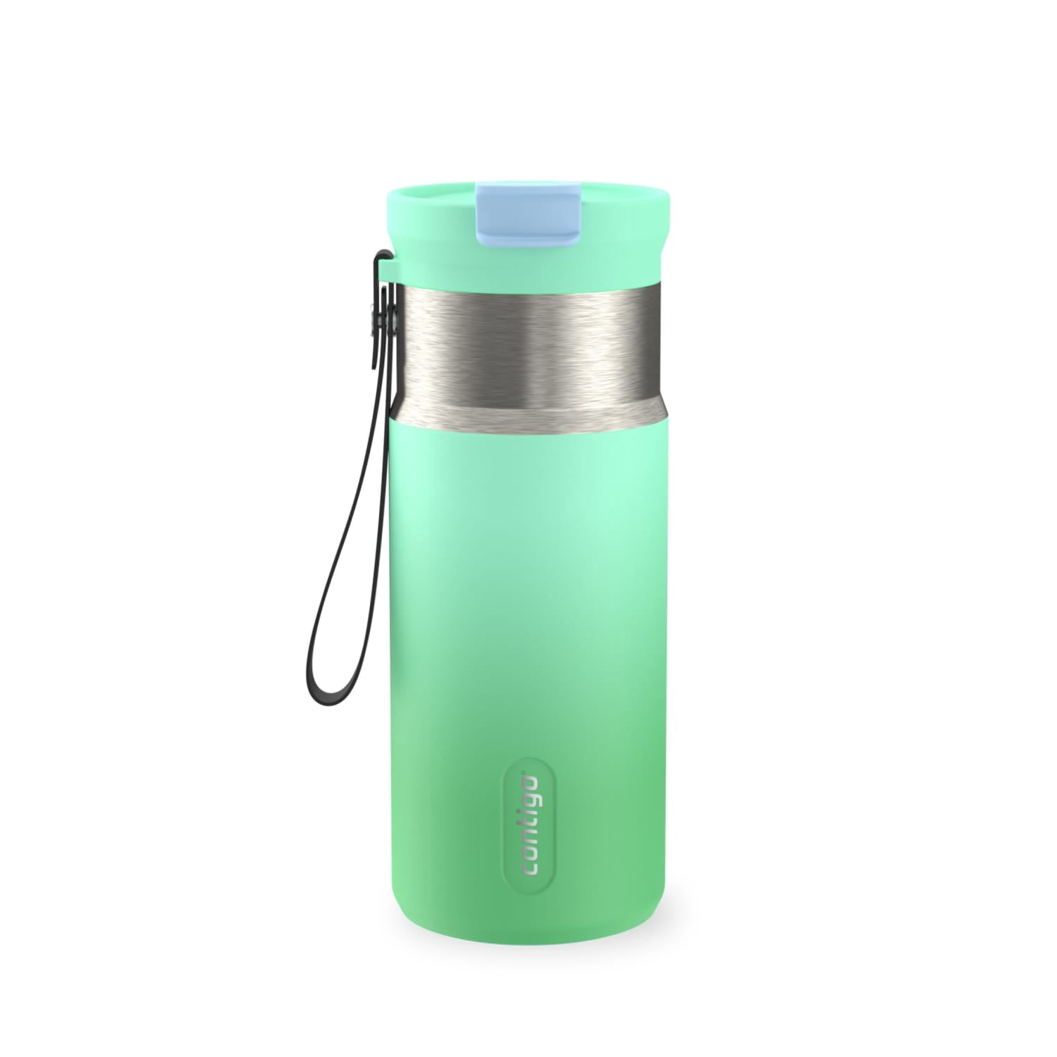 Contigo DualSip 16 oz Compact Leakproof Insulated Water Bottle with 2-Way Lid C049A