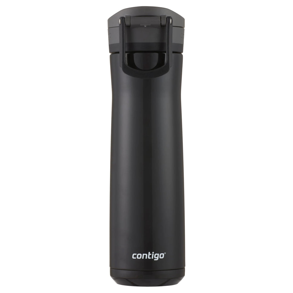 Contigo Jackson Chill  Bundle 2 Water Bottles Black 24oz and Pink  20oz with Autopop Lid C077M