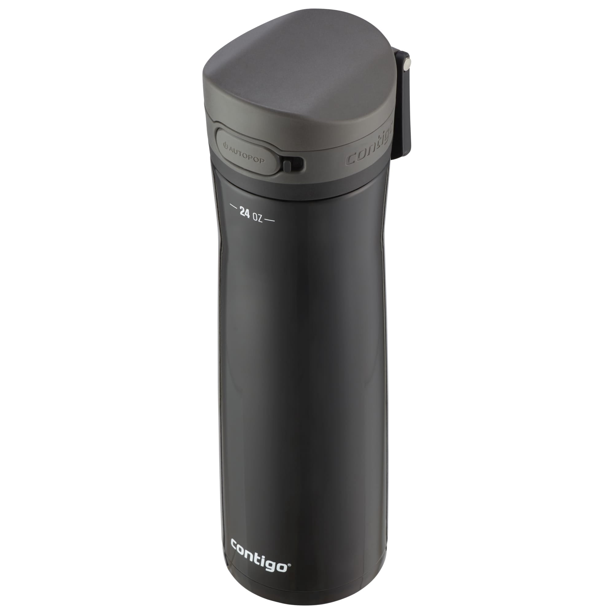 Contigo Jackson Chill  Bundle 2 Water Bottles Black 24oz and Pink  20oz with Autopop Lid C077M