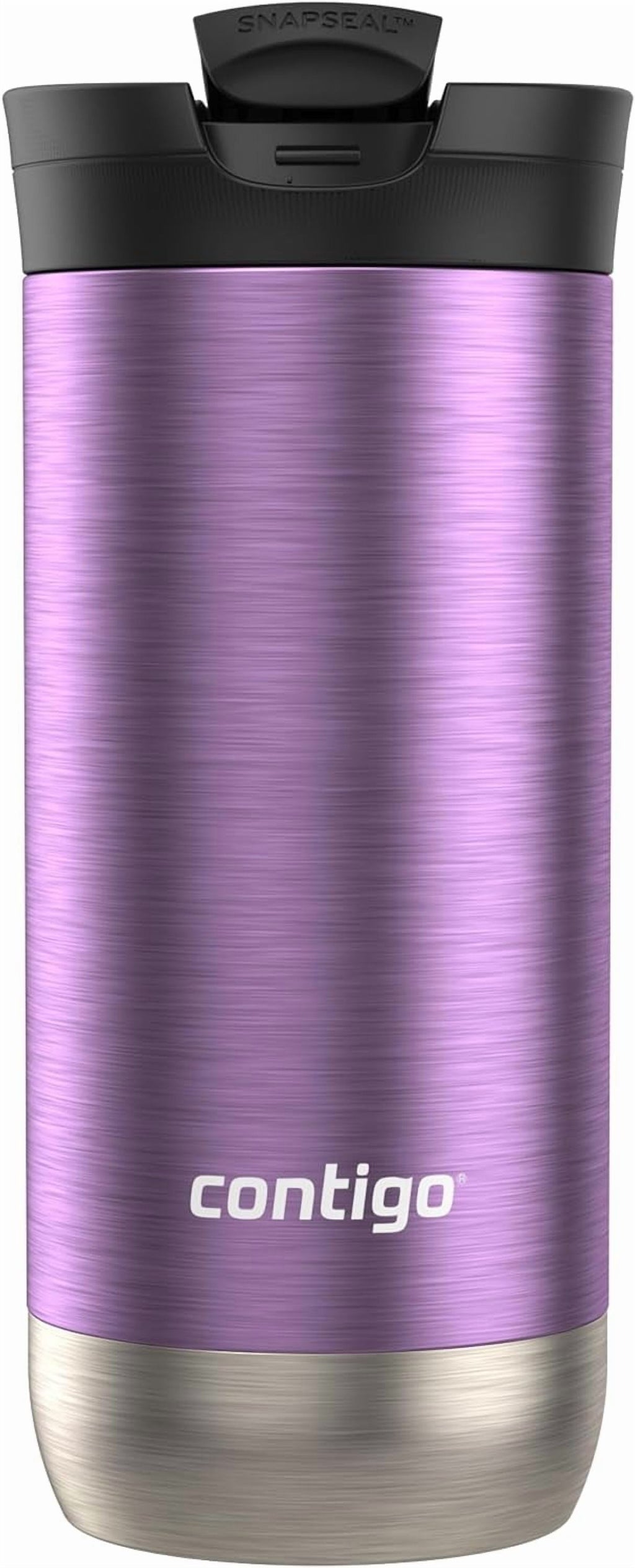 Contigo Huron SnapSeal Insulated Travel Tumbler, Purple Panzy Color 16 oz (473 mL) C070J