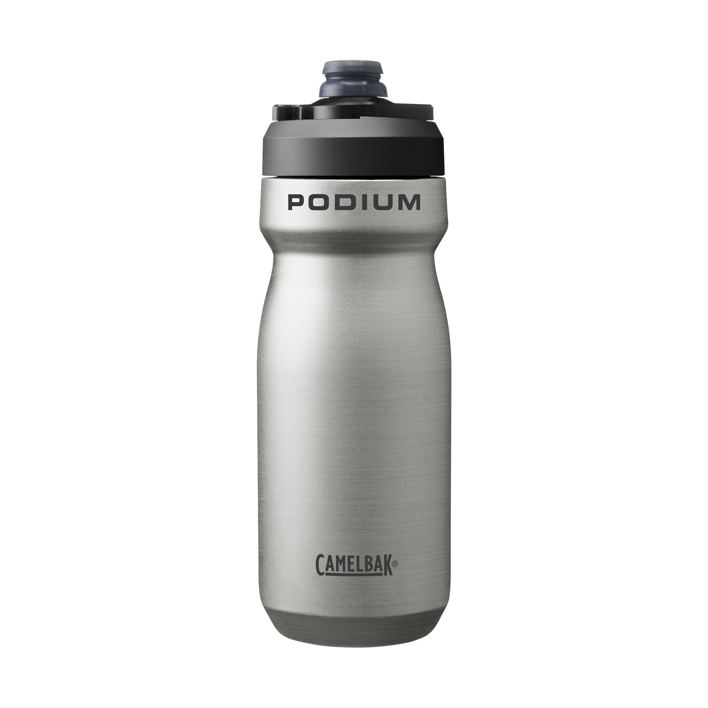 CamelBak Podium 18oz Insulated Stainless Steel Bike Water Bottle, Stainless C365M