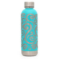 simple modern bolt curtis 17oz water bottle stainless steel Caribbean blue C439U