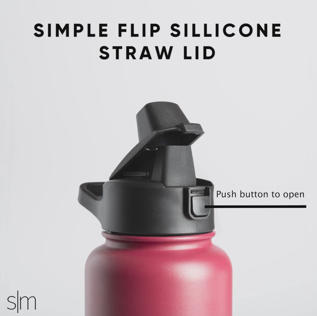 Simple Modern 64 Fluid Ounces Plastic Summit Water Bottle with Straw Lid - Malibu C415F