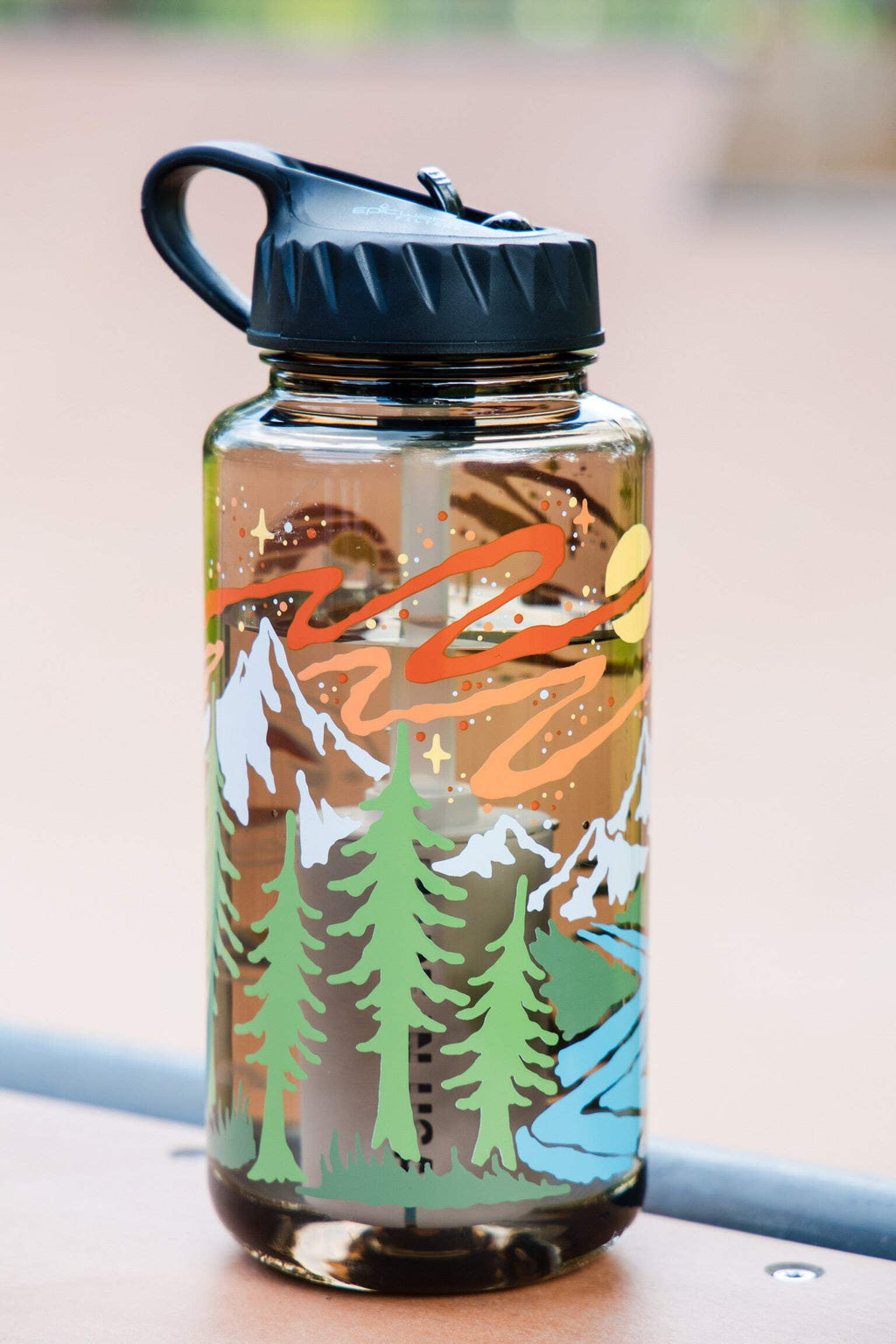 Epic Water Filters Nalgene OG Sustain Tritan USA Made Water Bottle and 75 Gallon Filter - Removes 99.99% of Water Impurities, 32oz, Atomic Child Special Edition C162N