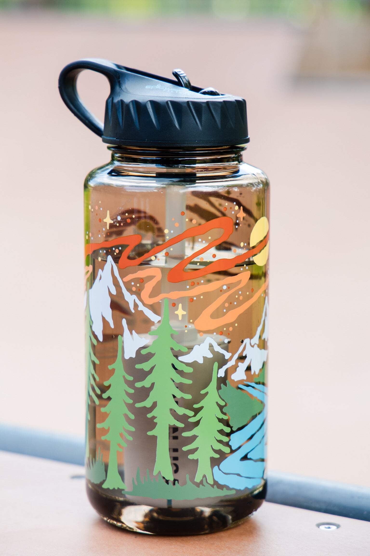 Epic Water Filters Nalgene OG Sustain Tritan USA Made Water Bottle and 75 Gallon Filter - Removes 99.99% of Water Impurities, 32oz, Atomic Child Special Edition C162N