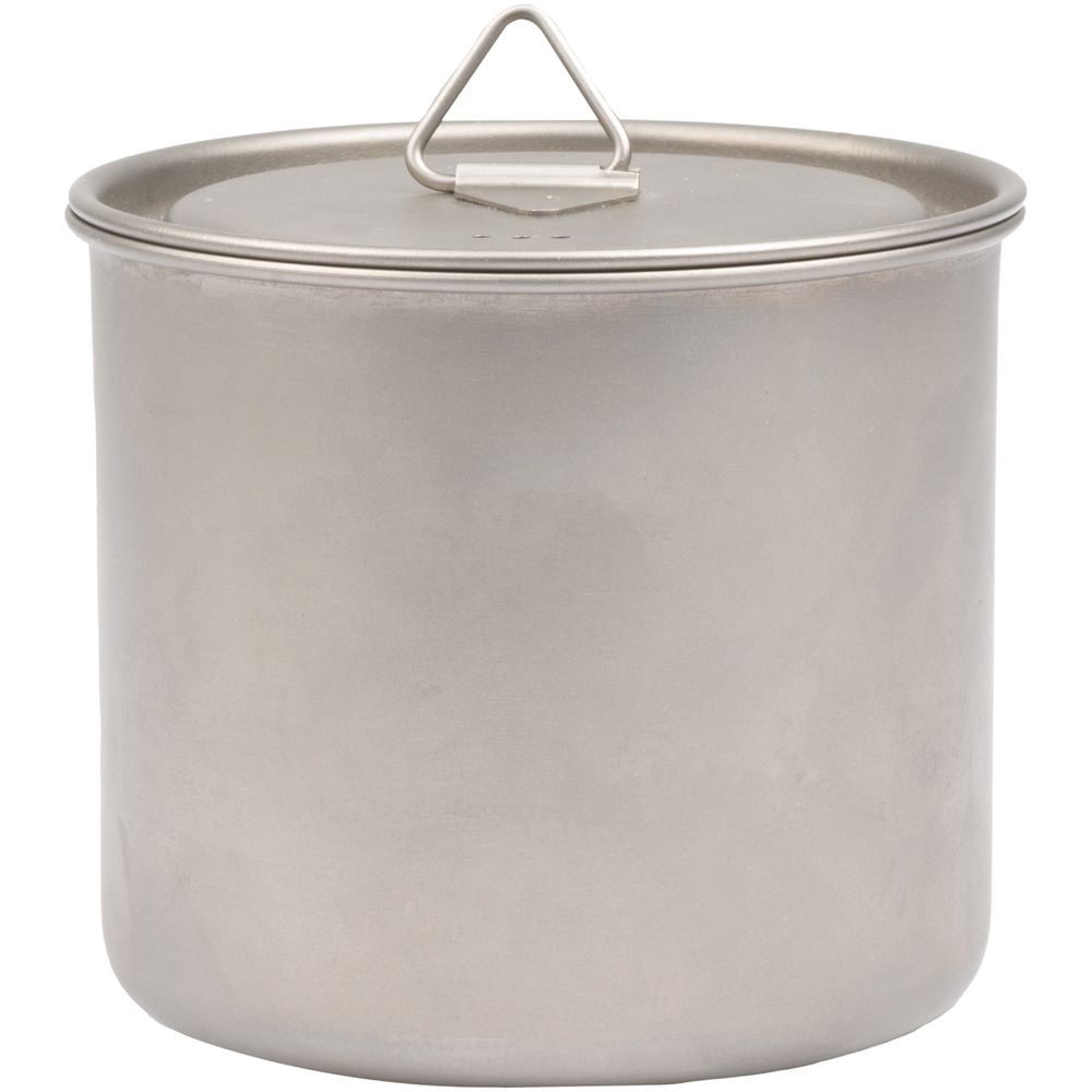Olicamp Titanium Space Saver Mug with Lid, Nests Nalgene Bottle Inside, Lightweight and Compact, Perfect for Camping and Backpacking, 550mL C194Q