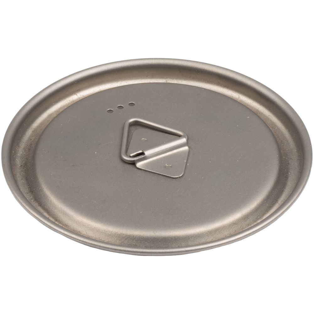 Olicamp Titanium Space Saver Mug with Lid, Nests Nalgene Bottle Inside, Lightweight and Compact, Perfect for Camping and Backpacking, 550mL C194Q