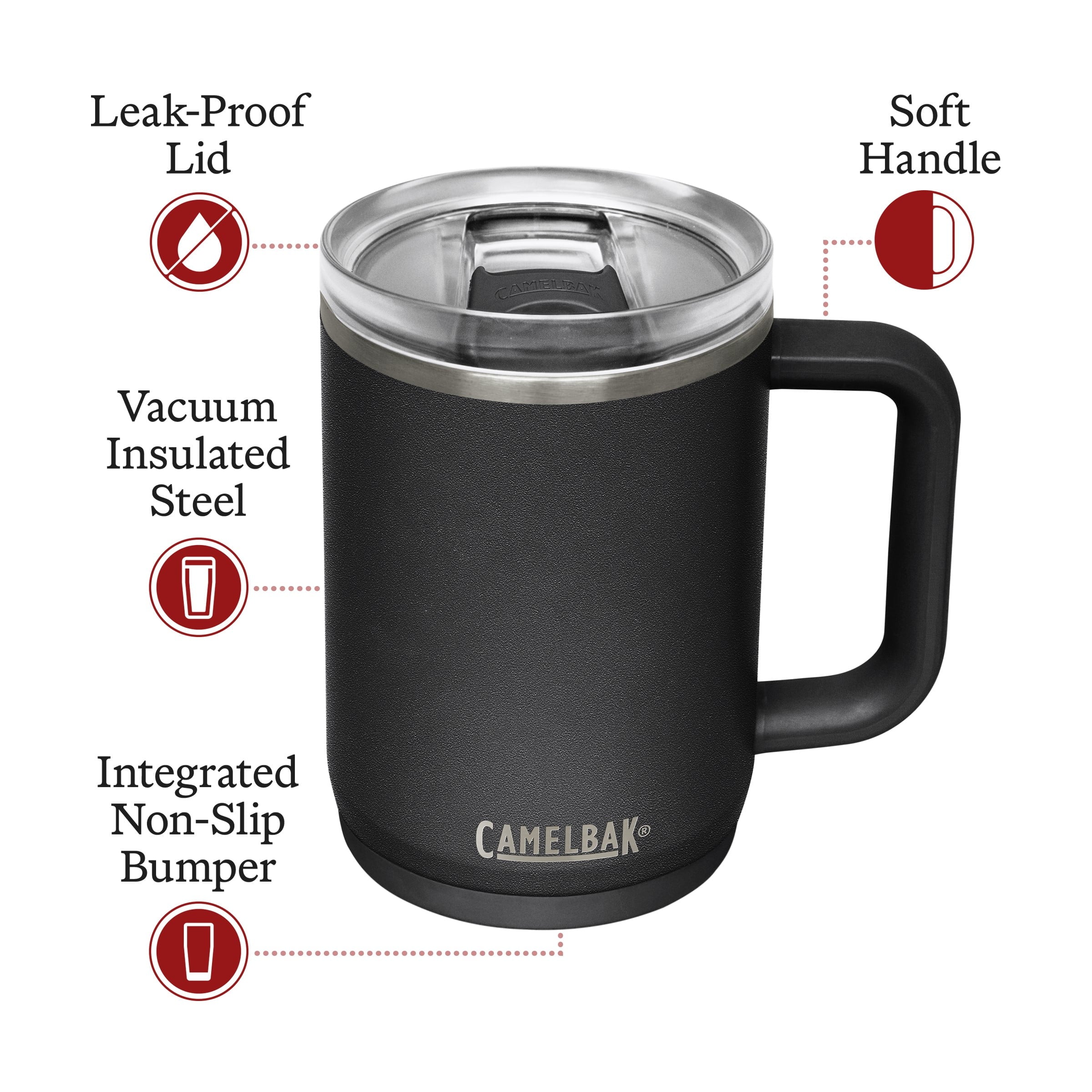 CamelBak Thrive™ Insulated Stainless Steel Mug 16oz, Black C325J