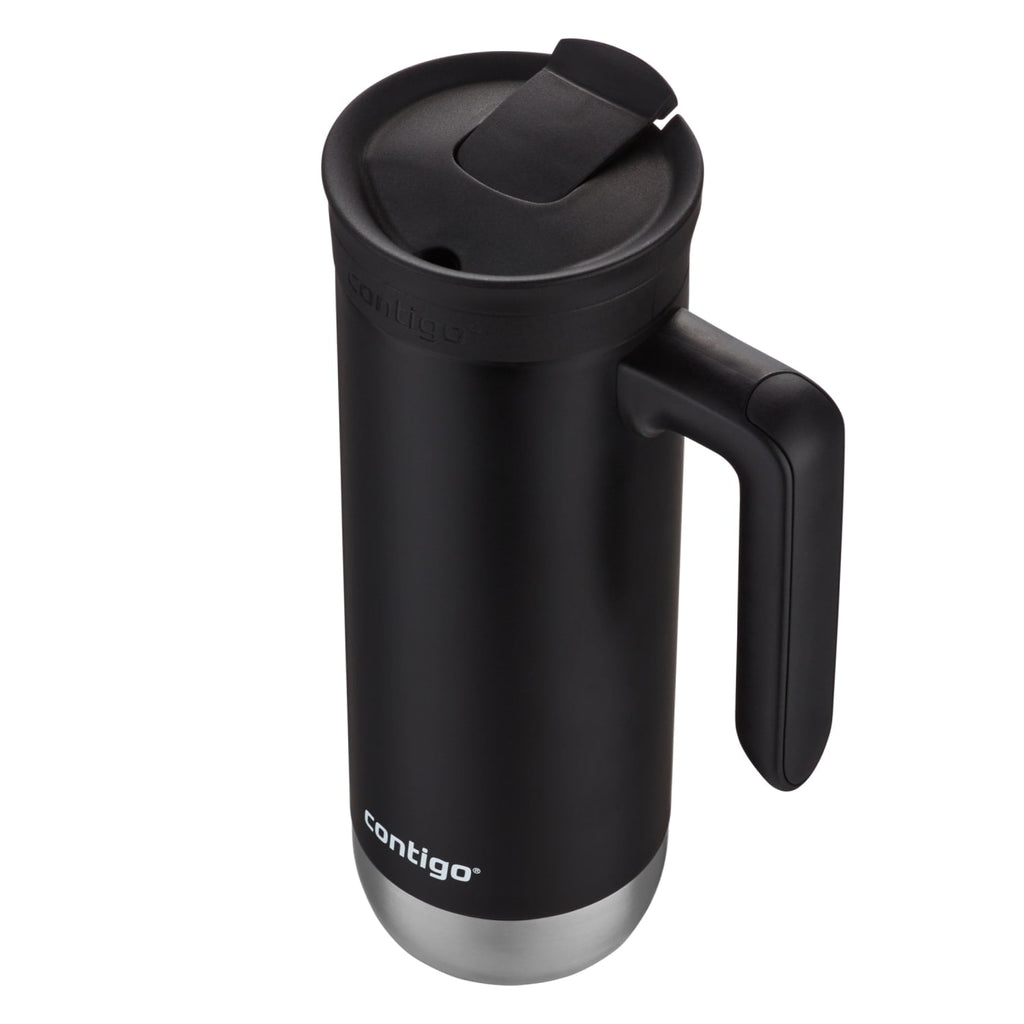 Contigo Huron 2.0 Stainless Steel Travel Mug with SNAPSEAL Lid and Handle in Black, 20 fl oz. C005N
