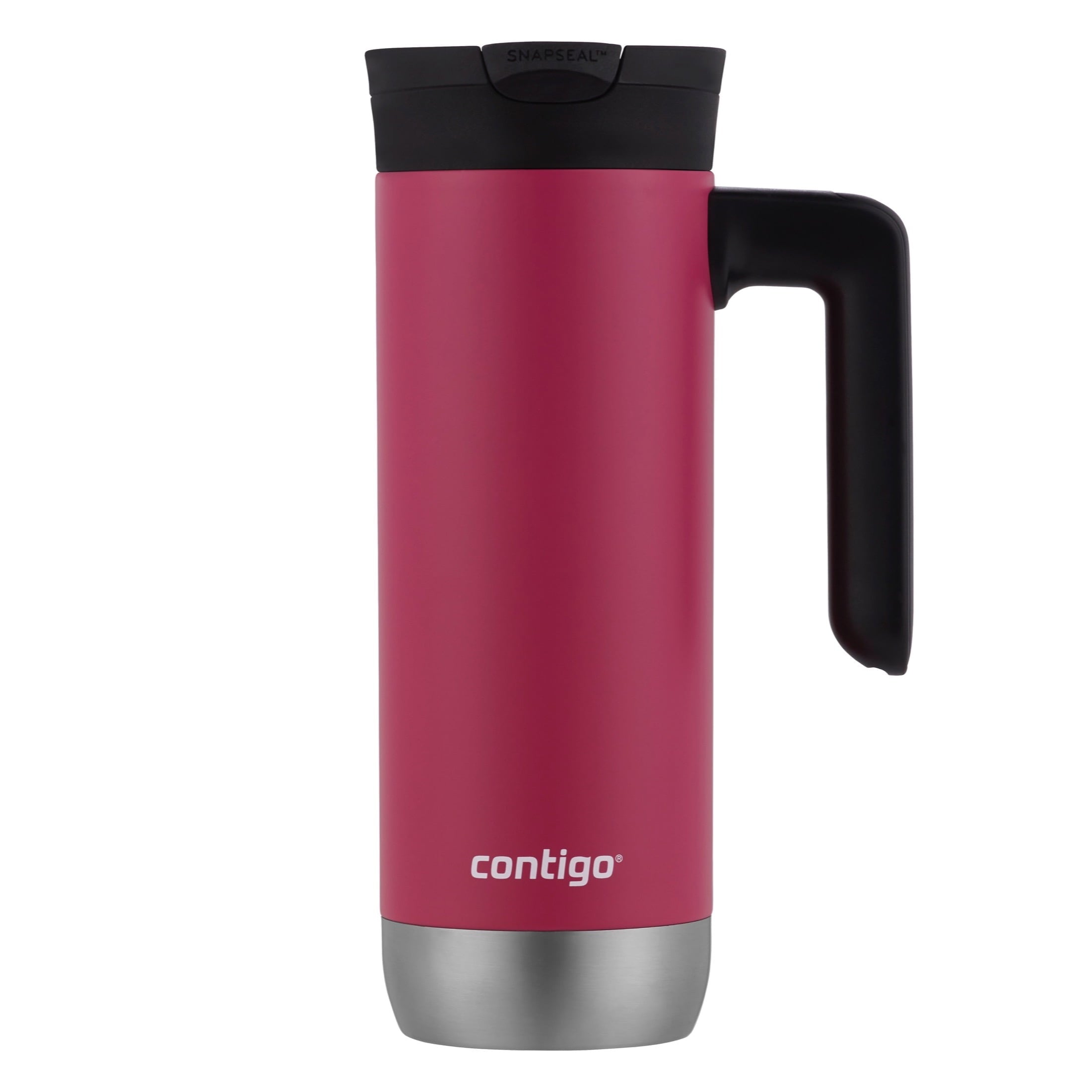 Contigo Huron 2.0 Stainless Steel Travel Mug with SNAPSEAL Lid and Handle in Black, 20 fl oz. C005N